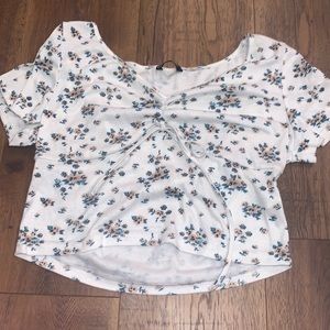 shein crop with flowers!